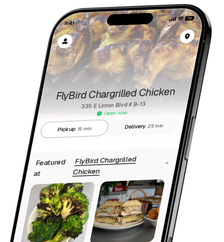 FlyBird Chargrilled Chicken app preview
