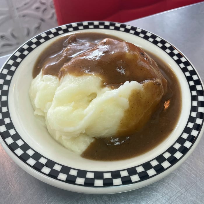 Mashed Potatoes with Gravy.
