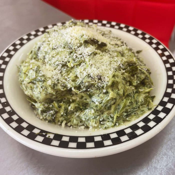 Creamed Spinach.
