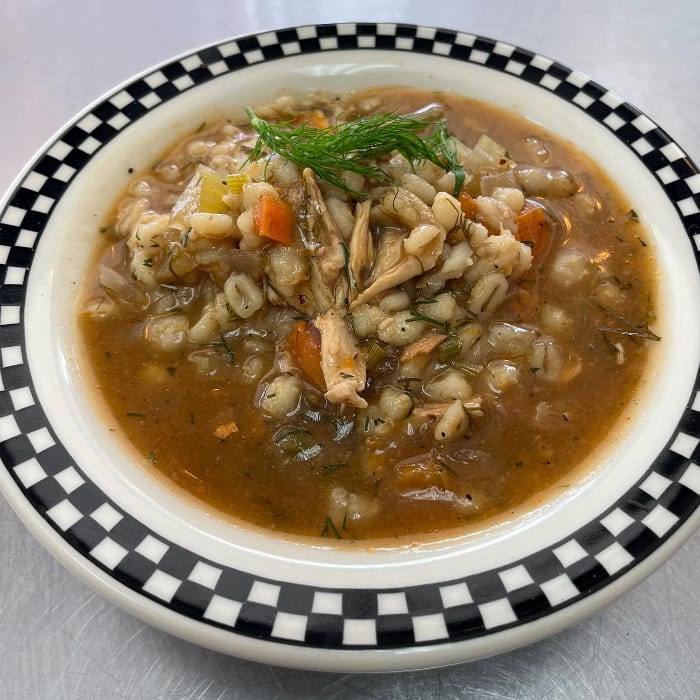 Grandma Roses Barley Soup.